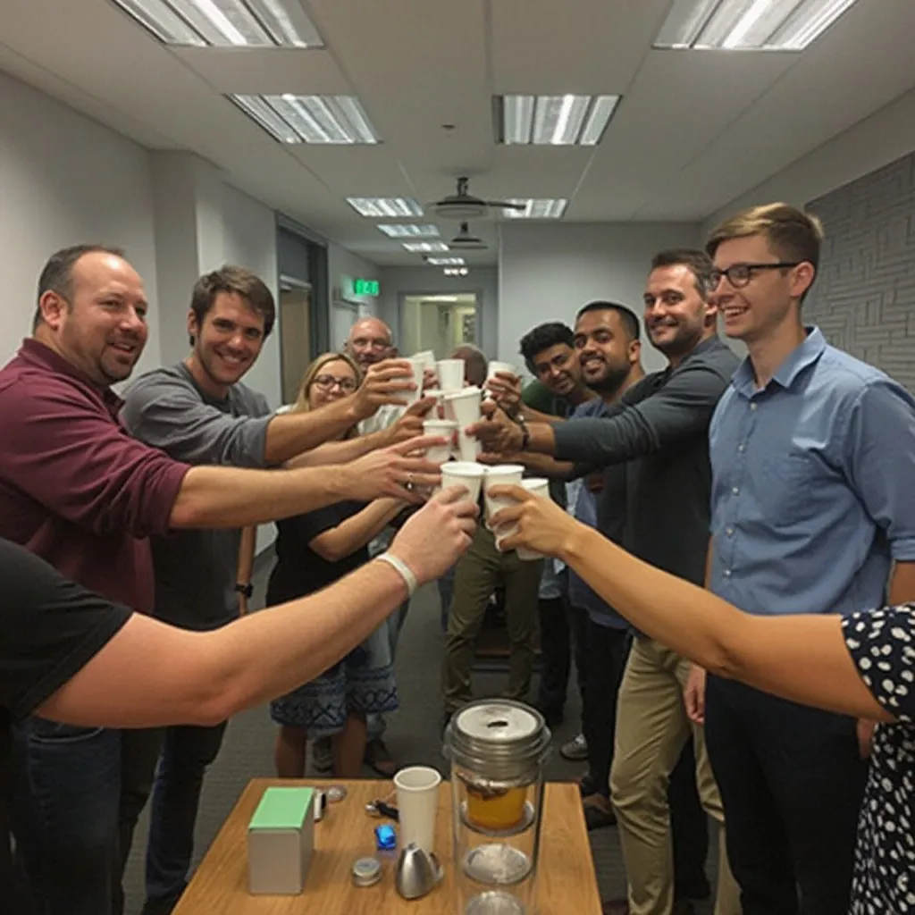 Celebración de resultados